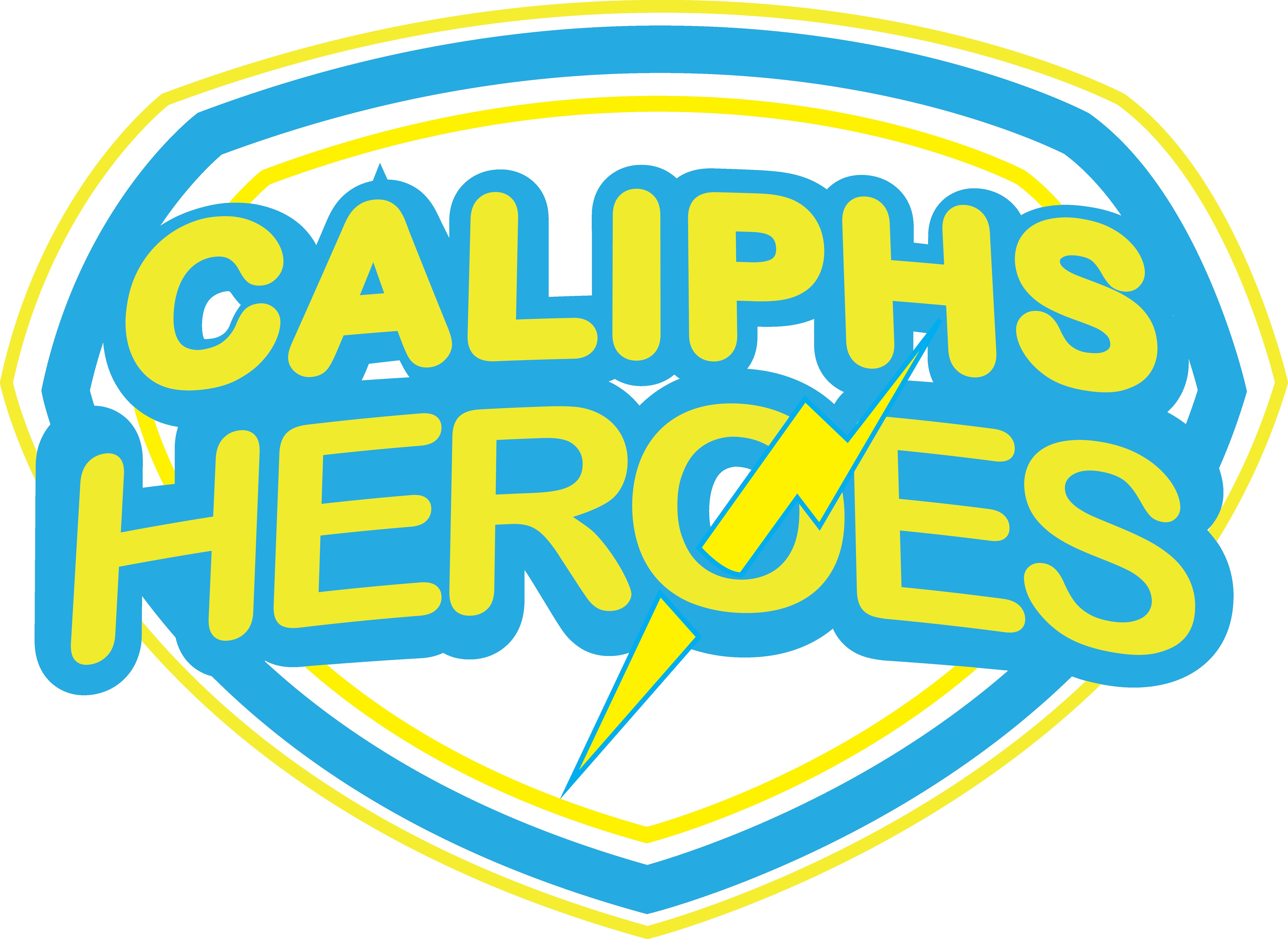Caliphs heroes creative logo